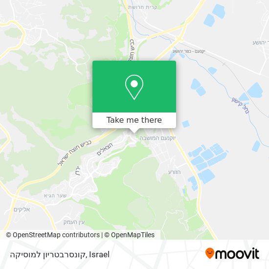 קונסרבטריון למוסיקה map