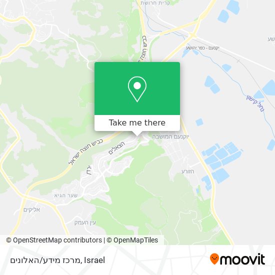 מרכז מידע/האלונים map