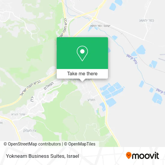Карта Yokneam Business Suites