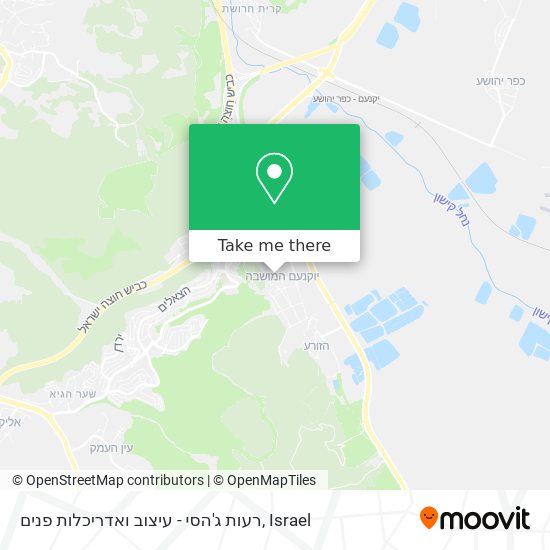 רעות ג'הסי - עיצוב ואדריכלות פנים map