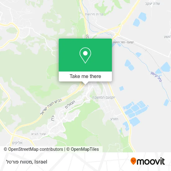Карта מטווח פורטל