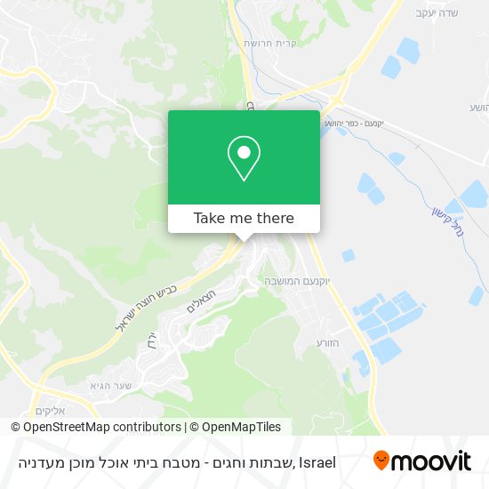 שבתות וחגים - מטבח ביתי אוכל מוכן מעדניה map