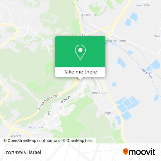 אופטיקנה map