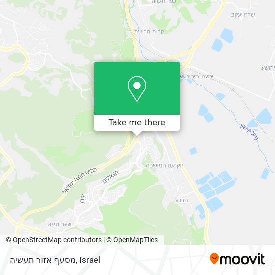 מסעף אזור תעשיה map