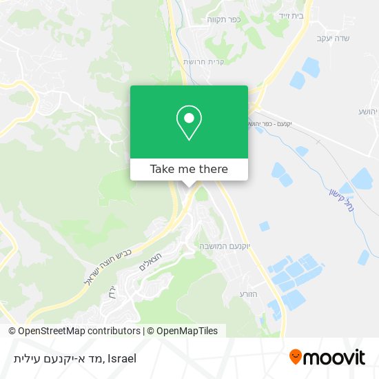 מד א-יקנעם עילית map