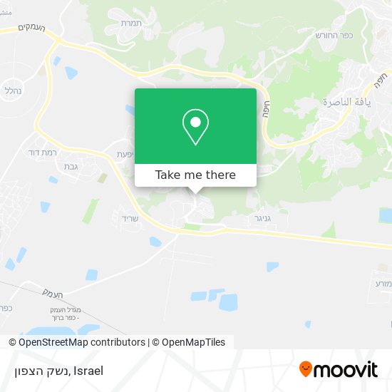 נשק הצפון map