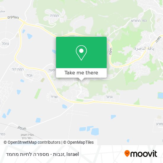 זנבות - מספרה לחיות מחמד map