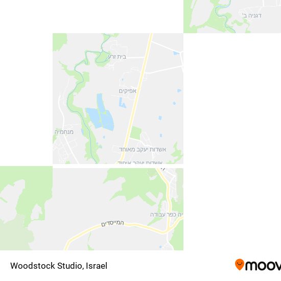 Woodstock Studio map