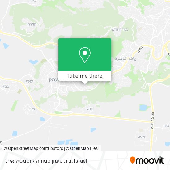 בית סימון סניורה קוסמטיקאית map