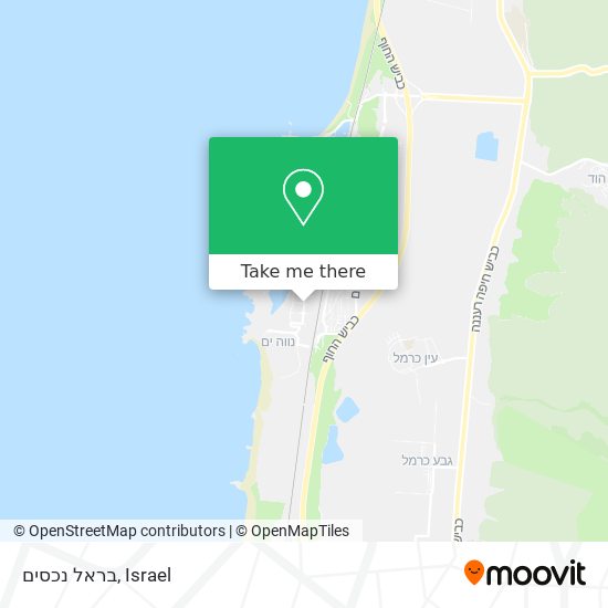 בראל נכסים map
