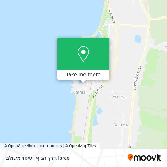 דרך הגוף - עיסוי משולב map