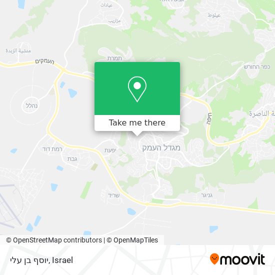 יוסף בן עלי map