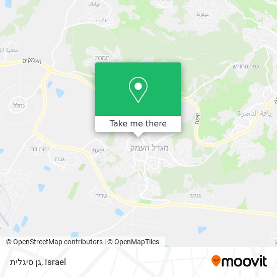 גן סיגלית map