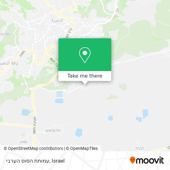 עמותת הסוס הערבי map
