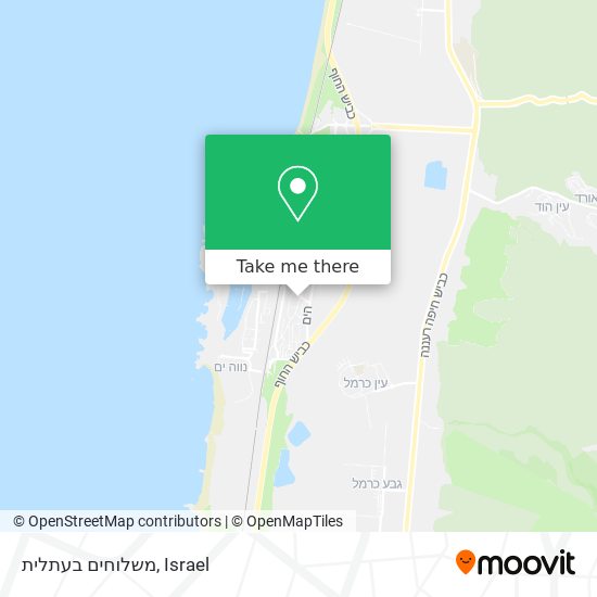 משלוחים בעתלית map