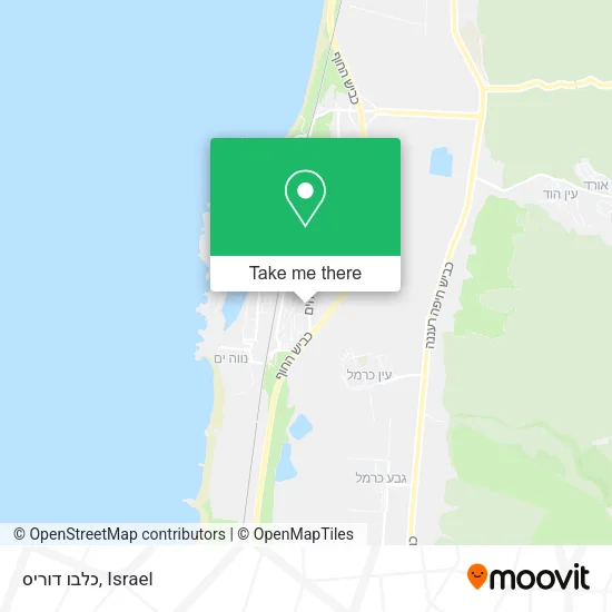 Карта כלבו דוריס