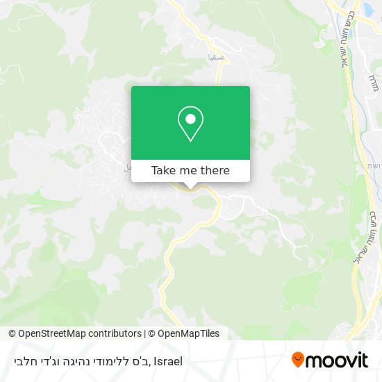 ב'ס ללימודי נהיגה וג'די חלבי map