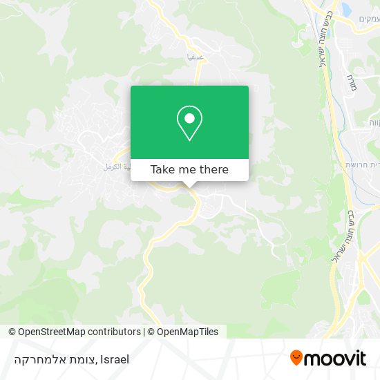 צומת אלמחרקה map