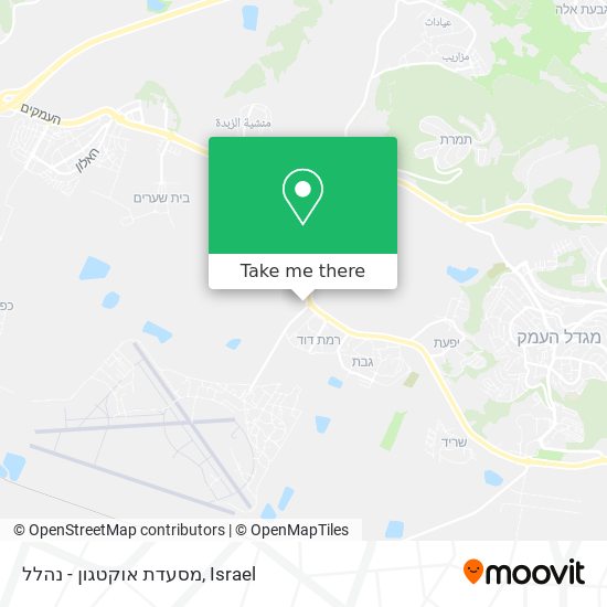 מסעדת אוקטגון - נהלל map