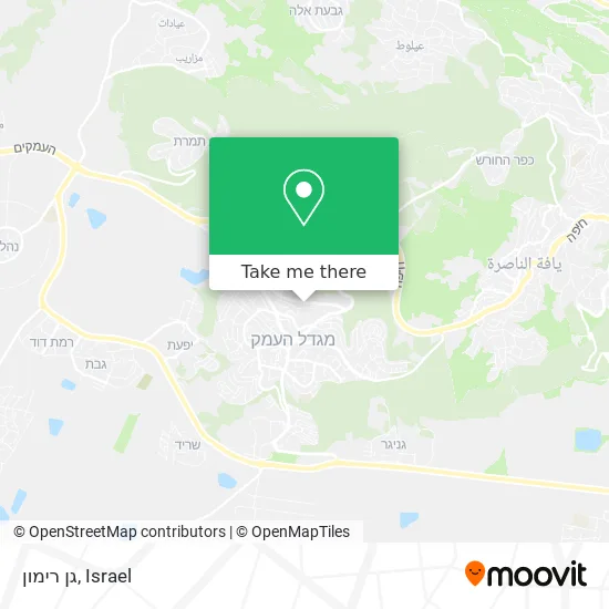 Карта גן רימון