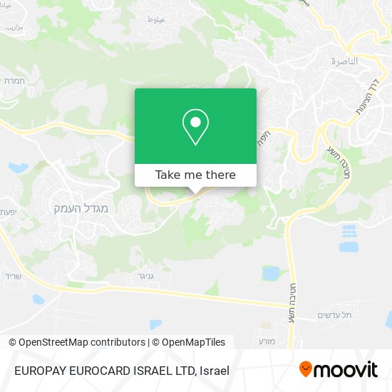 EUROPAY EUROCARD ISRAEL LTD map