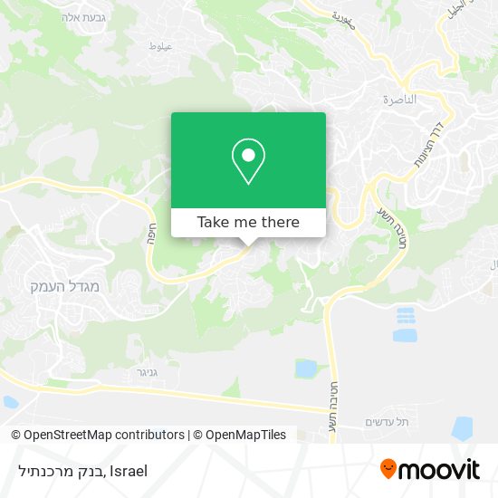 בנק מרכנתיל map