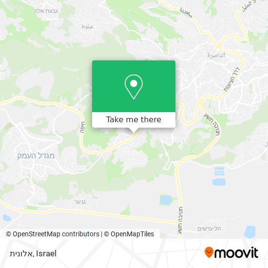 אלונית map