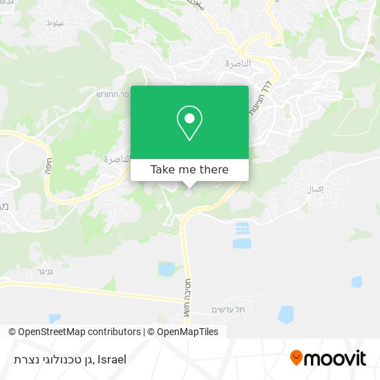 גן טכנולוגי נצרת map