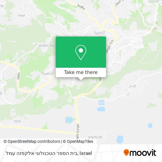 בית הספר הטכנולוגי אלקפזה עמל map