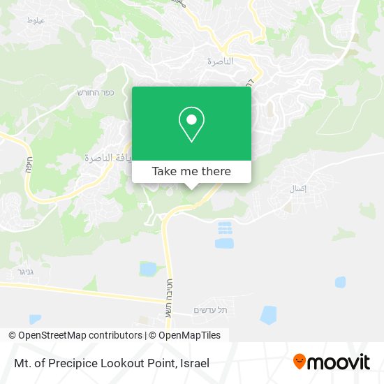 Mt. of Precipice Lookout Point map