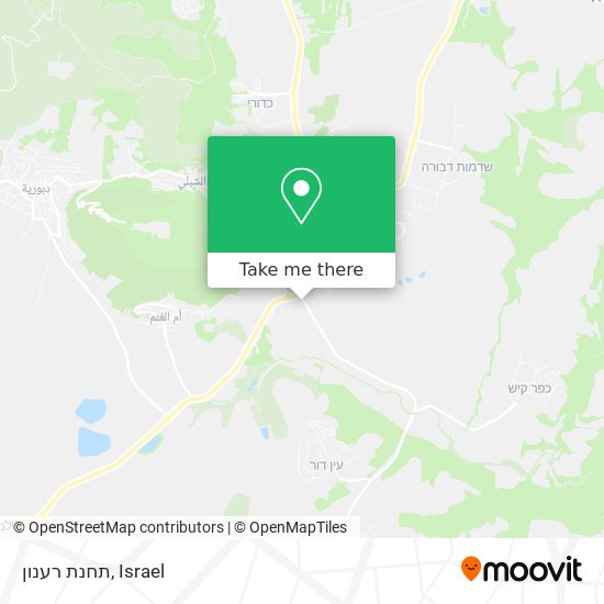 תחנת רענון map