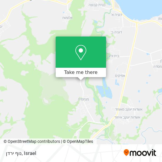 נוף ירדן map