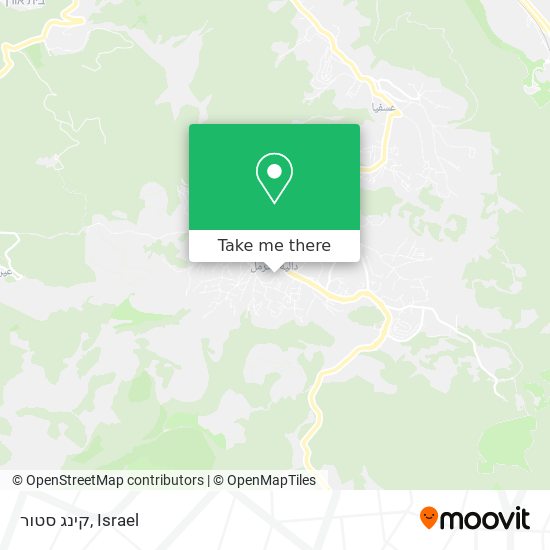 קינג סטור map