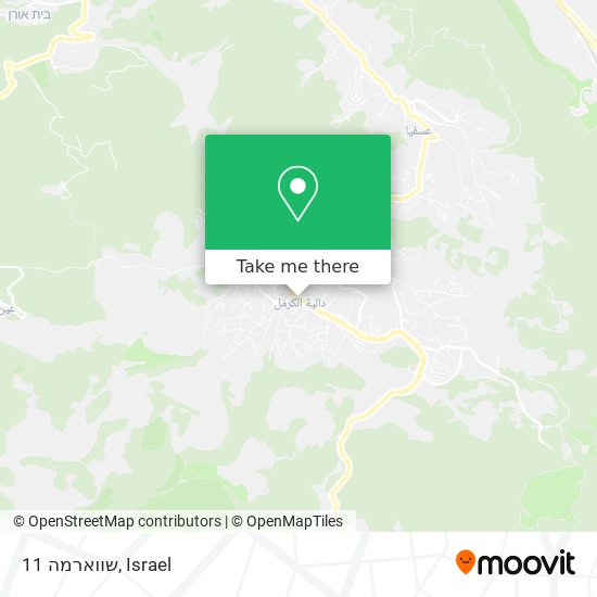 שווארמה 11 map