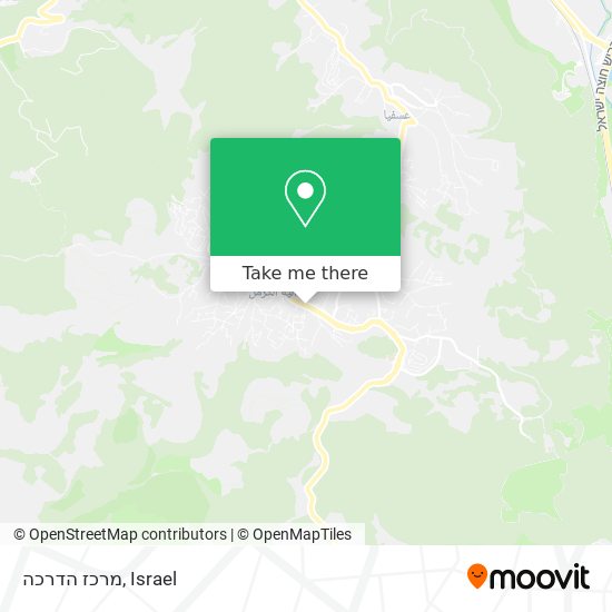 מרכז הדרכה map