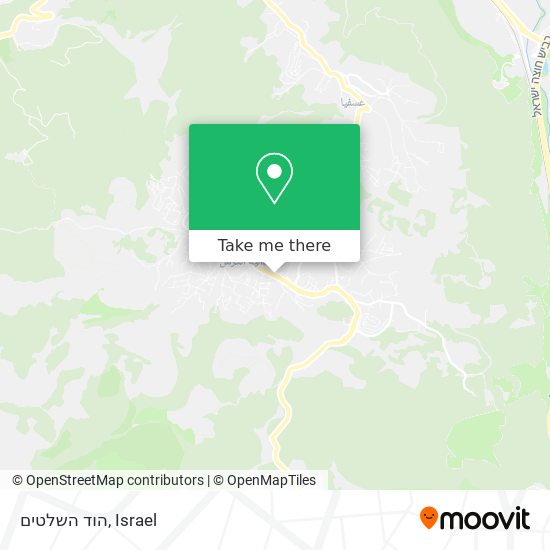 הוד השלטים map