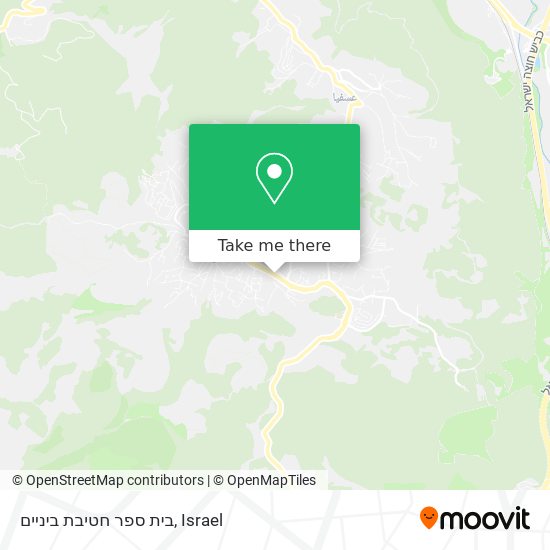 בית ספר חטיבת ביניים map