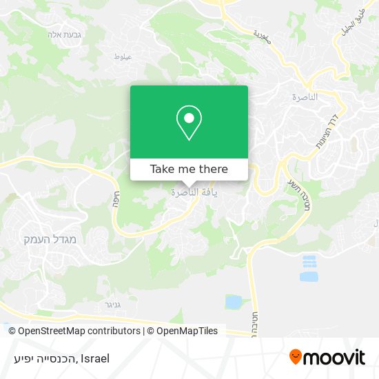 הכנסייה יפיע map