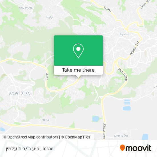 יפיע ב'/בית עלמין map