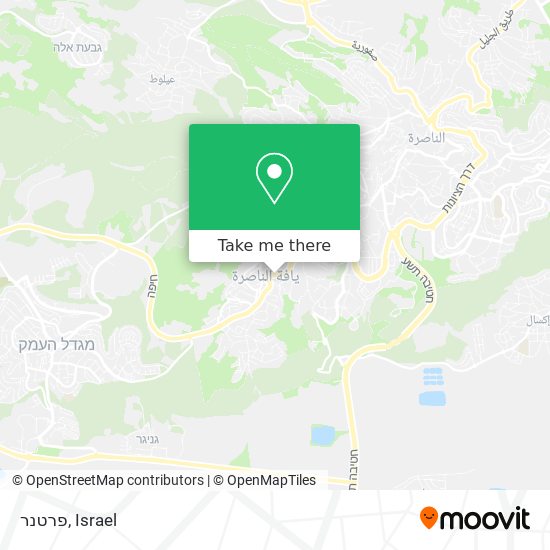 פרטנר map