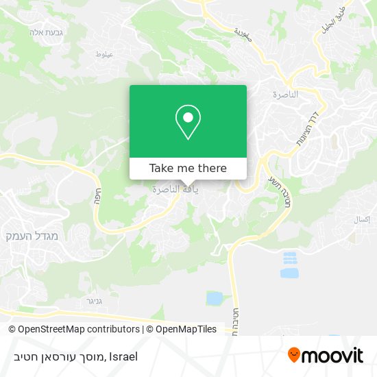 מוסך עורסאן חטיב map