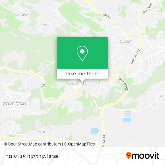 קרמיקה אבו עומר map