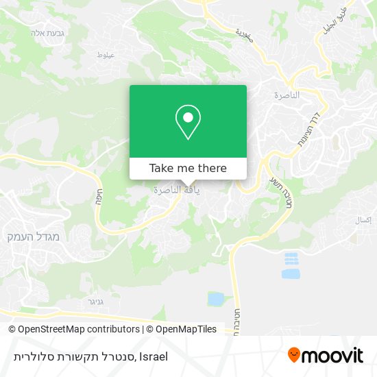 סנטרל תקשורת סלולרית map