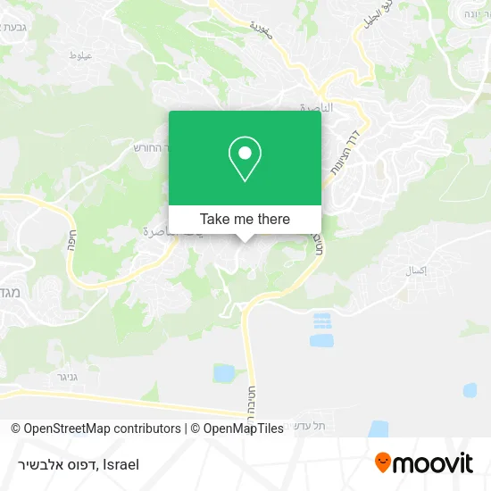 Карта דפוס אלבשיר