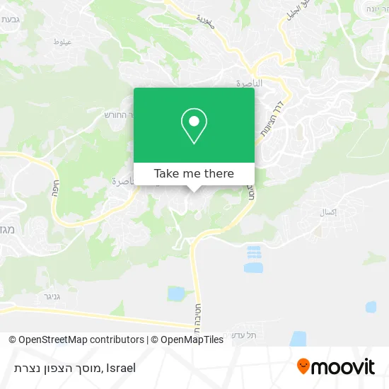 Карта מוסך הצפון נצרת