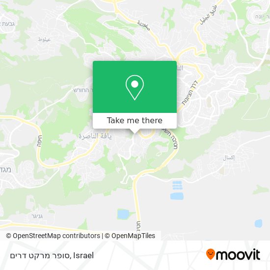 סופר מרקט דרים map