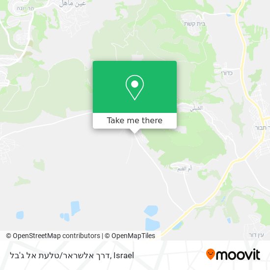 Карта דרך אלשראר/טלעת אל ג'בל