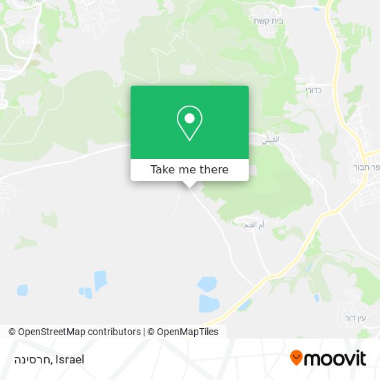 חרסינה map