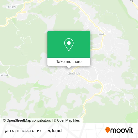 Карта אדיר ריהוט מהמזרח הרחוק