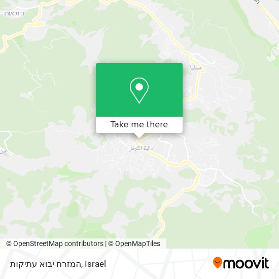 המזרח יבוא עתיקות map